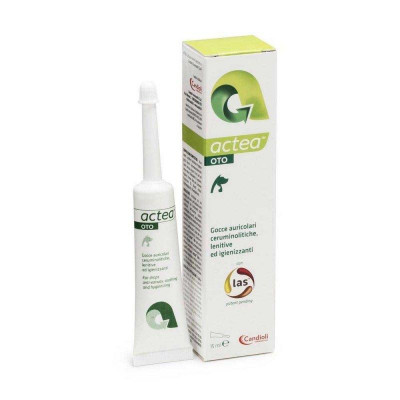 Candioli Actea Oto — краплі для вух Кандіолі Актео для котів і собак 15 г