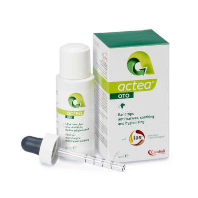 Candioli Actea Oto — краплі для вух Кандіолі Акео для котів і собак 30 г