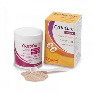 Candioli CystoCure Forte — порошок Кандіолі Цистокур Форте для сечовивідної системи собак і котів 30 г