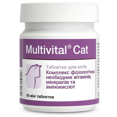 Dolfos (Дольфос) Multivital Cat — Вітамінно-мінеральний комплекс для котів 90 шт.