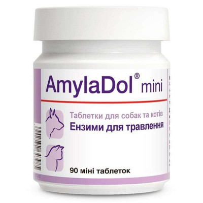 Dolfos (Дольфос) AmylaDol mini — Вітамінно-мінеральний комплекс для котів у разі порушення 90 таб.