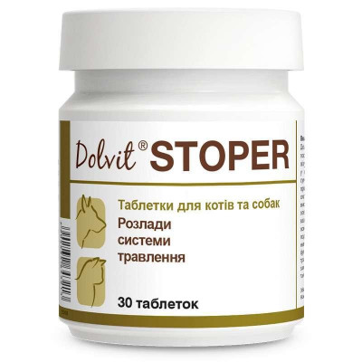 Dolfos (Дольфос) Dolvit Stoper — Комплекс речовин для лікування розладів травної системи 30 таб.