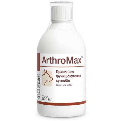 Dolfos (Дольфос) ArthroMax — Сироп Артромакс для суглобів із глюкозаміном і хондроїтином для собак 500 мл.