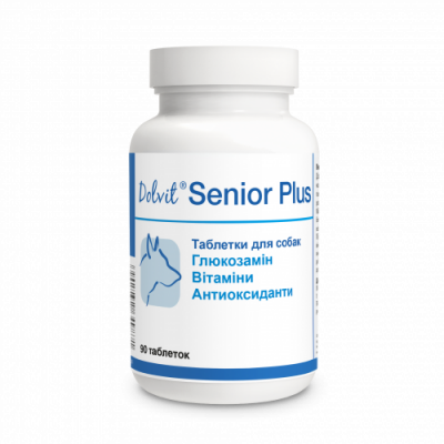 Dolfos (Довфос) Dolvit Senior Plus - Доввіт Сенєр Плюс з 7 років (запобігання старінню) для собак 90 міні табл