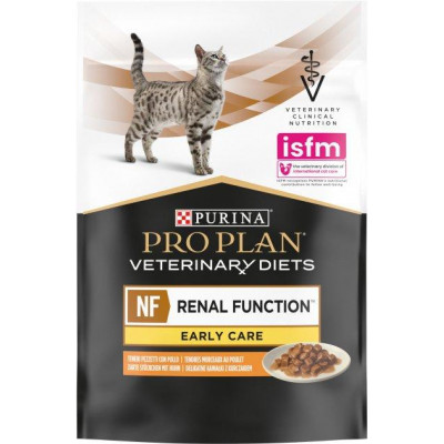 Вологий корм для підтримки функції нирок Pro Plan Veterinary Diets NF Renal Function Early Care 85 г*10 шт.