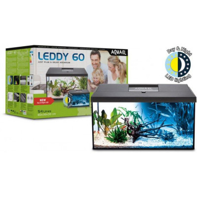 Акваріум AquaEl Leddy з балкою Day&Night 60 л Чорний