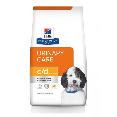 Сухий корм Hill's (Хілс) c/d Urinary Care для собак у разі захворювань сечовивідних шляхів, з куркою 1.5 кг