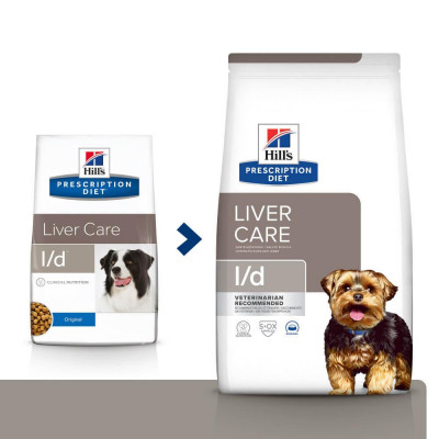 Сухий корм Hill's (Хілс) l/d Liver Care для собак у разі захворювань печінки 1,5 кг