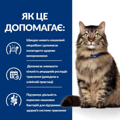 Сухий корм Hills (Хілс) PD Feline Gastrointestinal Biome для кішок лікування шлунково-кишкового тракту 1.5 кг