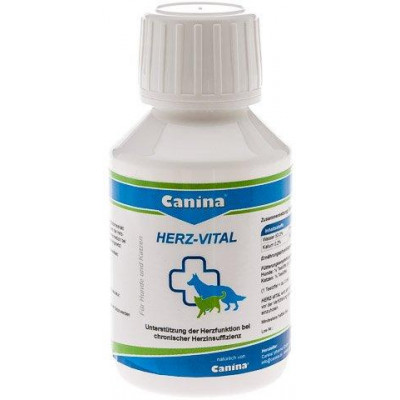 Canina Herz-Vital Профілактика захворювань і підтримка серця собак і котів 100 мл