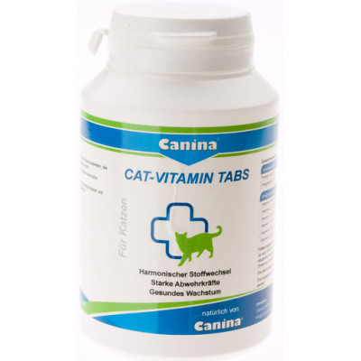 Canina «Cat-Vitamin Tabs» Вітамінний комплекс для котів 50 г/100 шт.