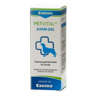 Canina «PETVITAL Darm-Gel» Пробіотик від проблем із травленням для собак 30 мл