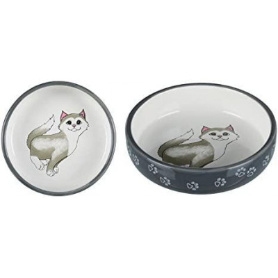 Миска TRIXIE для короткомоордих котів (кераміка), 0,3 л/15 см
