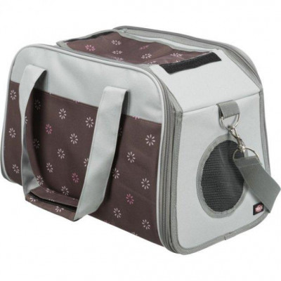 Сумка-переноска для собак і кішок Trixie Libby Carrier 25 х 27 x 42 см до 7 кг Коричнева із сірим