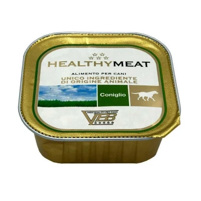 Вологий монопротеїновий корм Healthy (Хелсі) meat dog для собак, з кроликом (паштет) 150 г