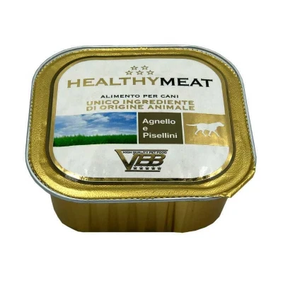 Вологий монопротеїновий корм Healthy (Хелсі) meat dog для собак, з ягням (паштет) 150 г