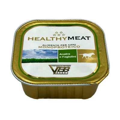 Вологий монопротеїновий корм Healthy (Хелсі) meat dog для собак, з качкою (паштет) 150 г