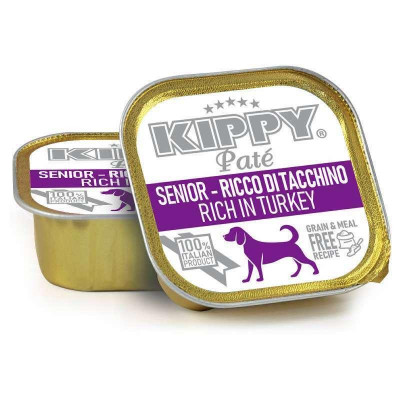 Kippy (Кіппі) Pate Dog Senior Turkey — Вологий корм для собак від 7 років, з індичкою (паштет) 150 г