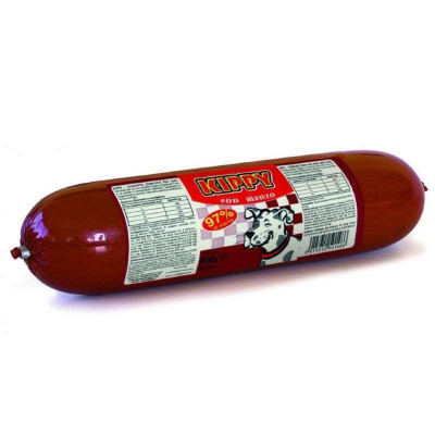 Kippy (Кіппі) Sausages Adult Dog Beef — Вологий корм для собак із яловичиною рисом овочами 800 г