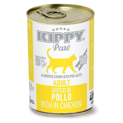 Kippy (Кіппі) Pate Cat Adult Chicken — вологий корм для кішок із куркою (паштет) 400 г