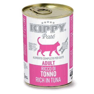 Kippy (Кіппі) Pate Cat Adult Tuna — Вологий корм для кішок із тунцем (паштет) 400 г
