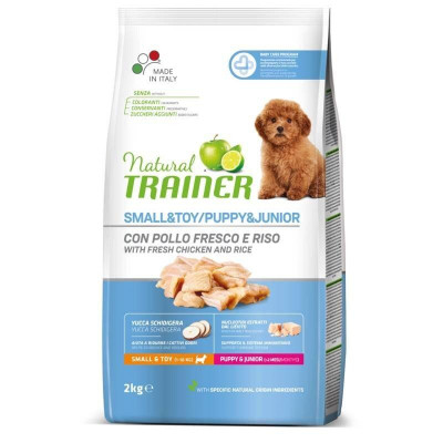 Trainer (Трейнер) Natural Puppy & Junior Mini — Сухий корм для цуценят дрібних порід із куркою 2 кг
