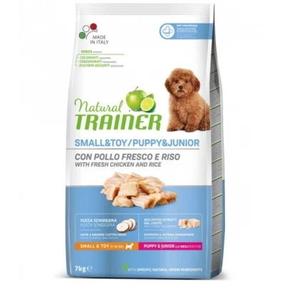 Trainer (Трейнер) Natural Puppy & Junior Mini — Сухий корм для цуценят дрібних порід із куркою 7 кг