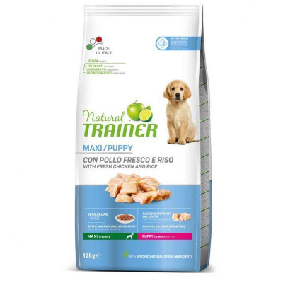 Trainer (Трейнер) Natural Puppy & Junior Maxi Сухий корм для цуценят великих порід із куркою 3 кг