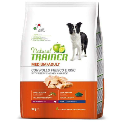 Trainer (Трейнер) Natura Adult Medium — Сухий корм для собак середніх порід 3 кг
