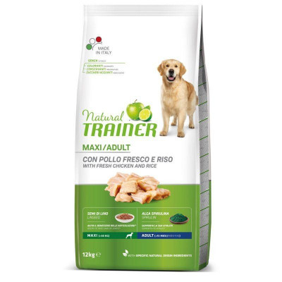 Trainer (Трейнер) Natura Adult Maxi — Сухий корм для собак великих порід 12 кг