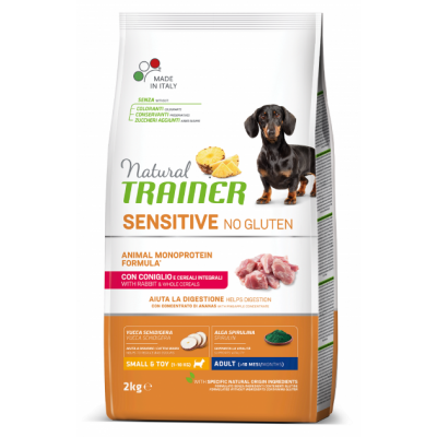 Trainer (Трейнер) Natura Dog Sensitive Сухий корм без глютену для собак дрібних порід, з кроликом 2 кг