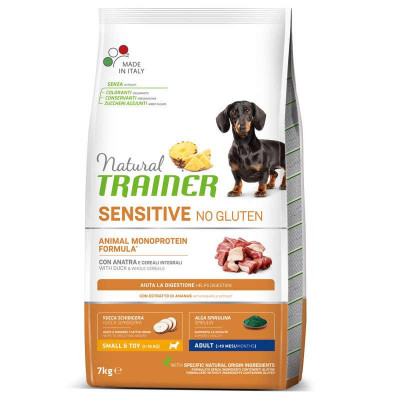 Trainer (Трейнер) Natura Dog Sensitive Сухий корм для собак дрібних порід, з качкою 7 кг