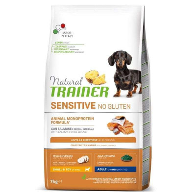 Trainer (Трейнер) Natura Dog Sensitive Сухий корм для собак дрібних порід, з лососем 7 кг