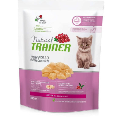 Trainer (Трейнер) Natural Super Premium Kitten — Сухий корм для кошенят, з куркою 300 г