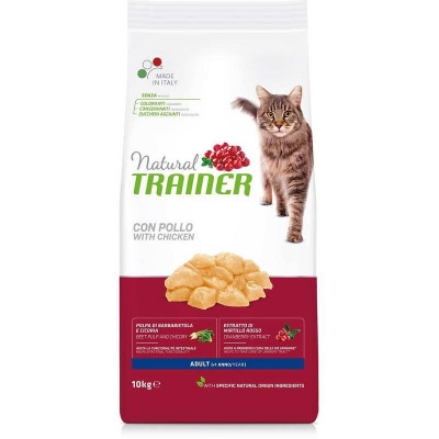 Trainer (Трейнер) Natural Super Premium Adult — Сухий корм для котів, з куркою 10 кг