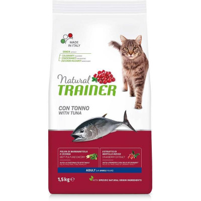 Trainer (Трейнер) Natural Super Premium Adult — Сухий корм для кішок, з тунцем 1.5 кг