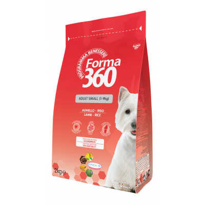 Сухий корм Forma 360 для собак малих порід із ягням та рисом 2 кг