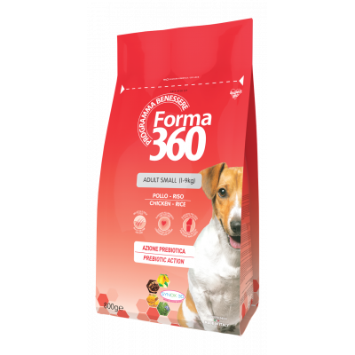 Сухий корм Forma 360 для собак малих порід із куркою та рисом 800 г