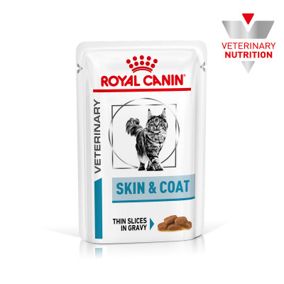 Вологий корм для дорослих котів ROYAL CANIN SKIN&COAT CAT Pouches 85 г x 12 шт