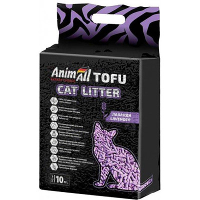 АнімAll (Анімал) Tofu (Тофу) Наповнитель соєвий, з ароматом лаванди 10 літрів