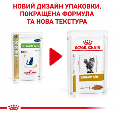 Вологий корм для дорослих котів ROYAL CANIN URINARY S/O CAT pouches  85 г x 12 шт.