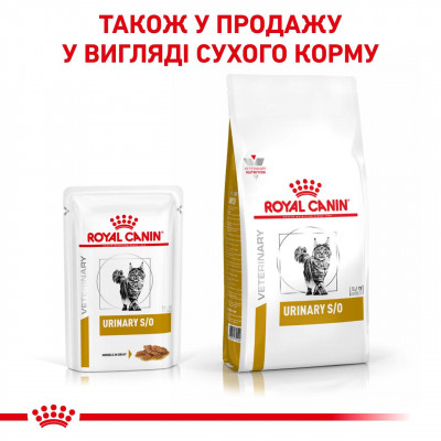 Вологий корм для дорослих котів ROYAL CANIN URINARY S/O CAT pouches  85 г x 12 шт.