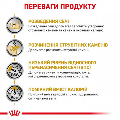 Вологий корм для дорослих котів ROYAL CANIN URINARY S/O MODERATE CALORIE CAT pouches 85 кг x 12 шт