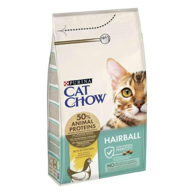 Сухий корм Purina Cat Chow (Кет Чау) Hairball Control для котів із контролем утворення грудок шерсті 15 кг