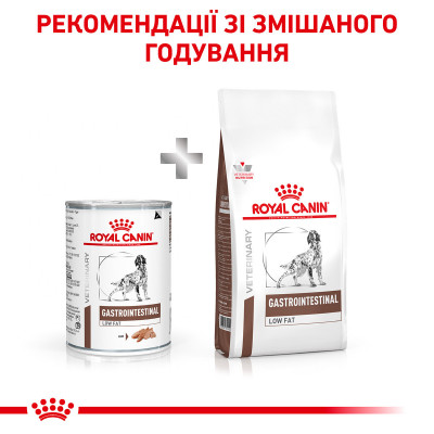 Влажный корм для собак, при заболеваниях желудочно-кишечного тракта Royal Canin Gastro Intestinal Low Fat 410 г (домашняя птица)