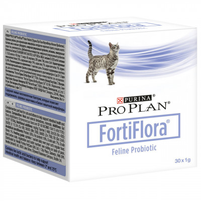 Purina Pro Plan Fortiflora для кішок для нормалізації балансу кишкової мікрофлори (30 шт)